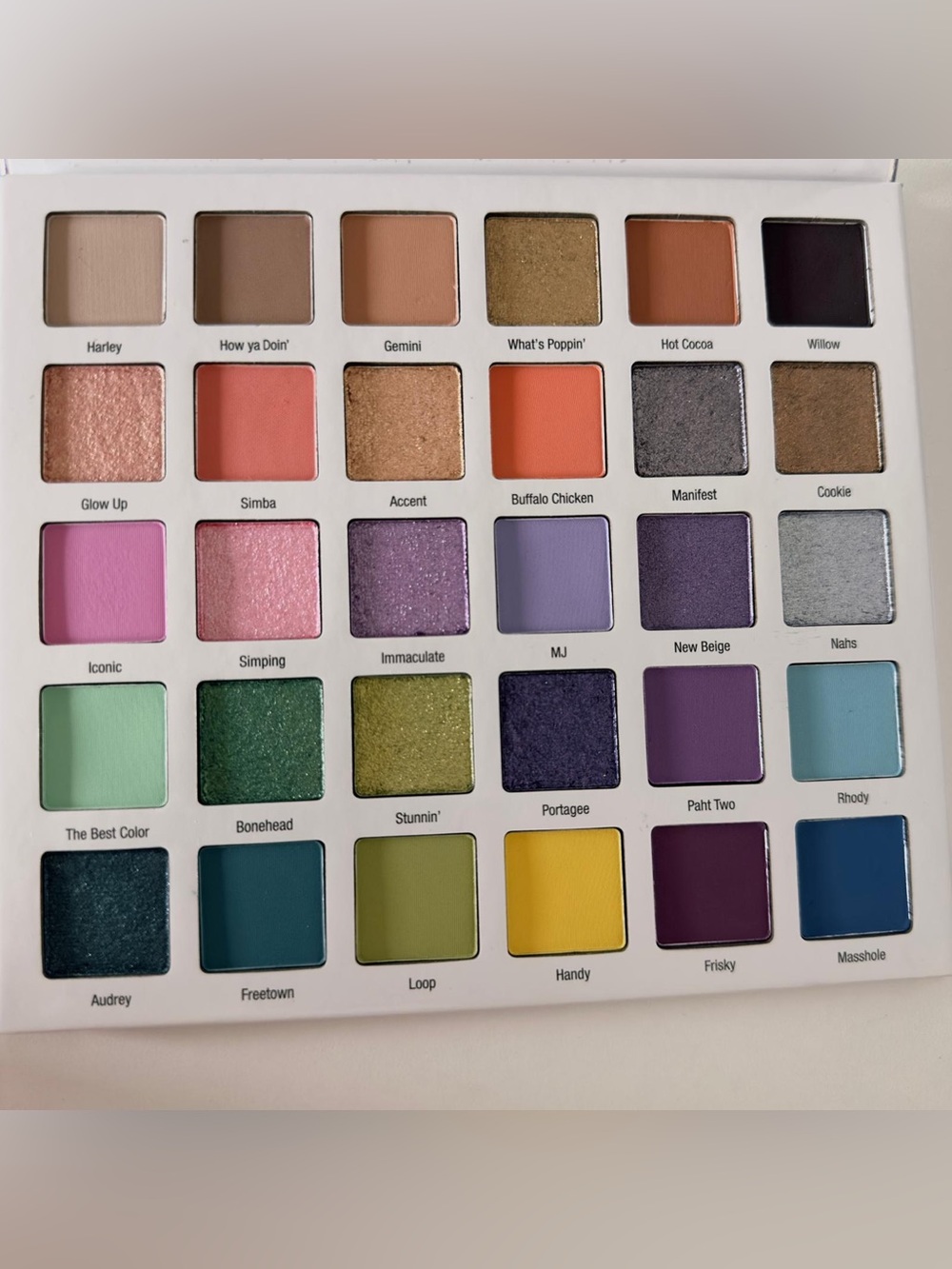 NWT Glamlite x Mikayla Edition 1 30 Color Eyeshadow Palette